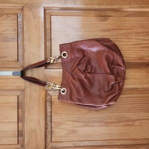 Antonio Melani Embossed Satchel